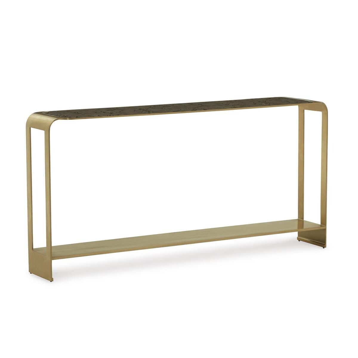 Modern Gold Console Table