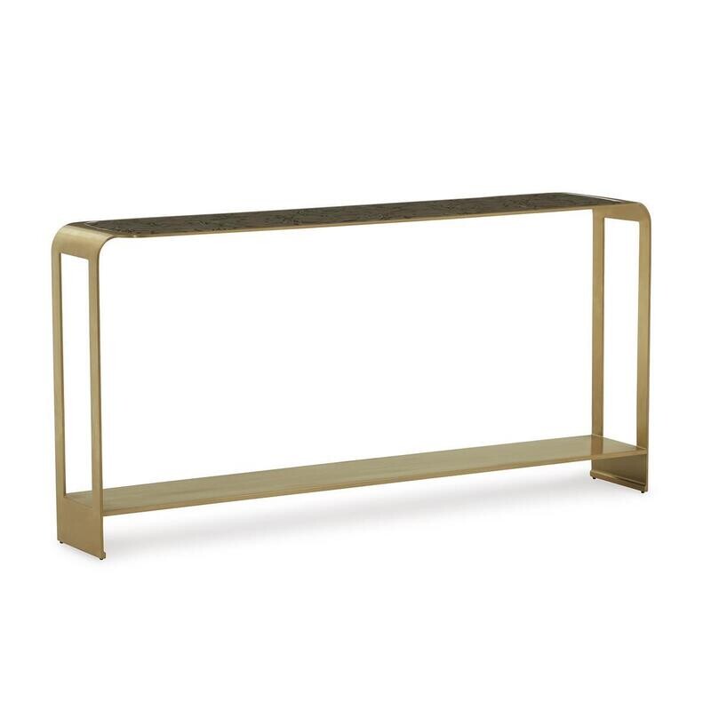 Modern Gold Console Table