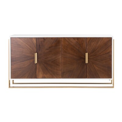 Quarter Cut Veneer and White Entertainment
