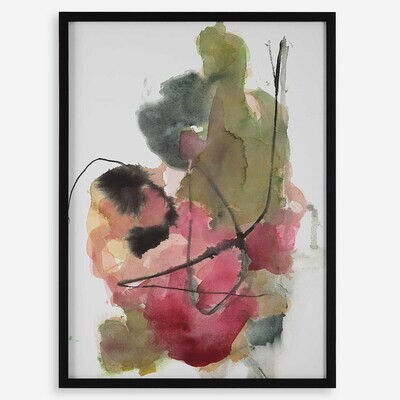 Abstract Blissful Modern Framed Canvas