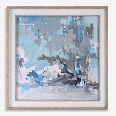 In the Moonlight Abstract Framed Art
