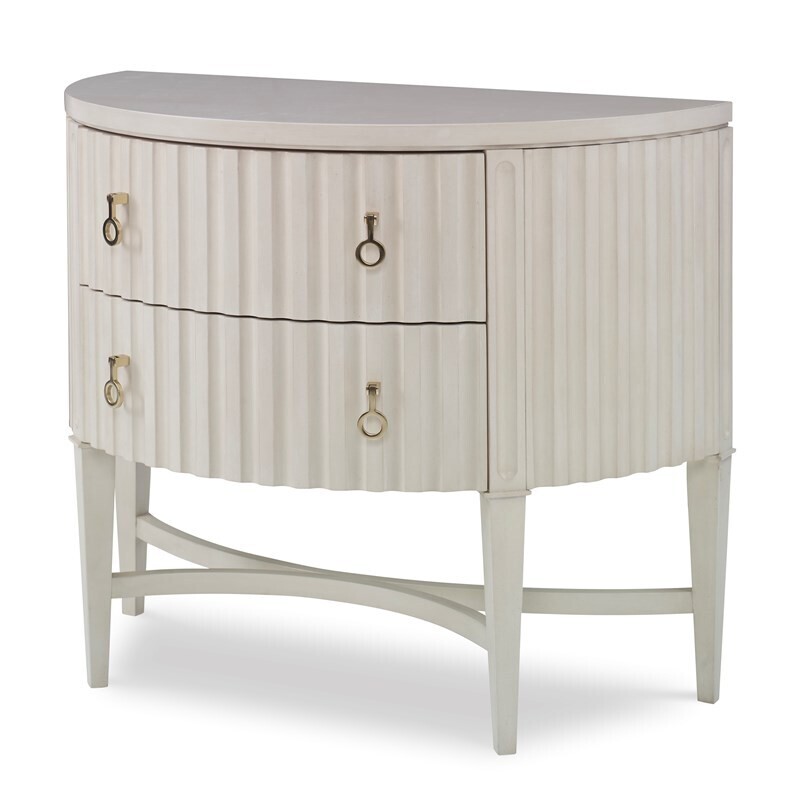 Hallway Drawer Half Moon Accent Chest