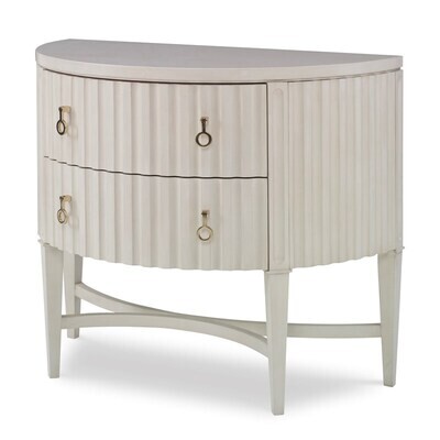 Hallway Drawer Half Moon Accent Chest