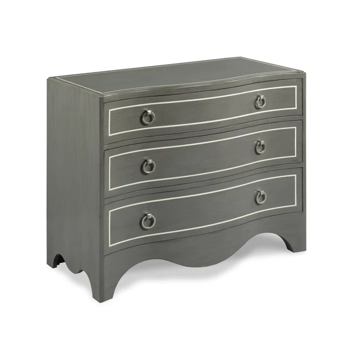 Claire Curved 3-Drawer Accent Chest