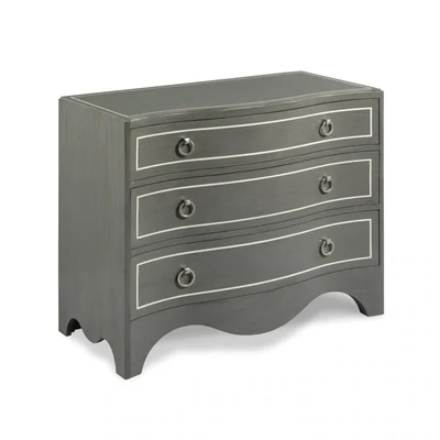 Claire Curved 3-Drawer Accent Chest
