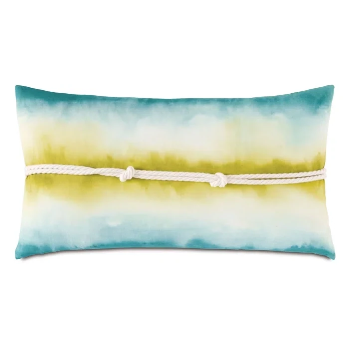 Handpainted Ombre Decorative Pillow