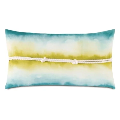 Handpainted Ombre Decorative Pillow
