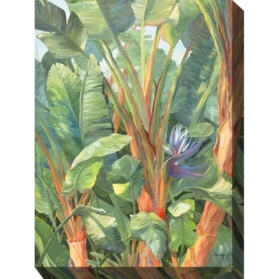 Tropical Flora Outdoor Canvas Wall Art