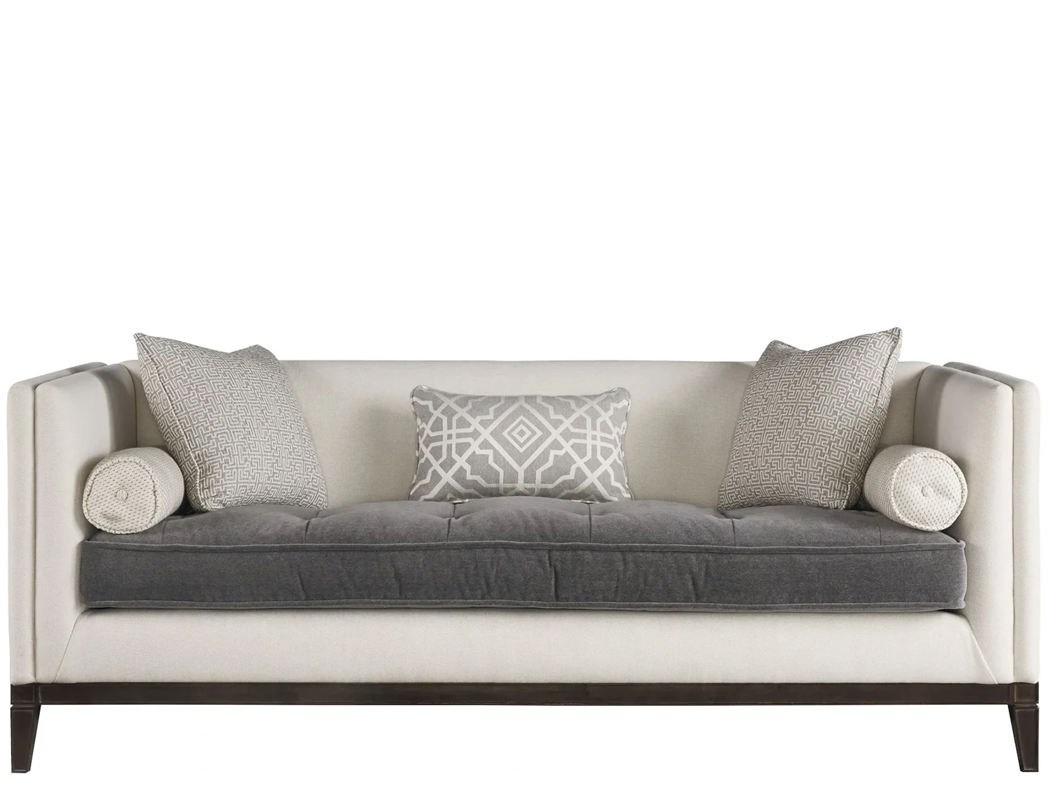 Curated Button-Tufted Bench Seat Sofa