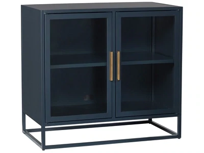 Blue Metal Industrial Cabinet