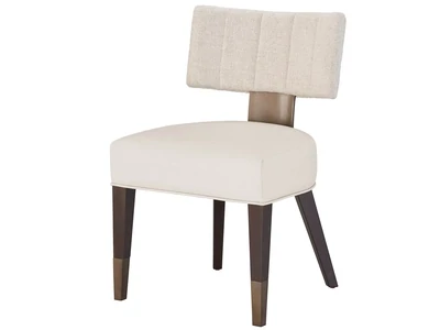 Klismos-Inspired Solid Back Side Chair