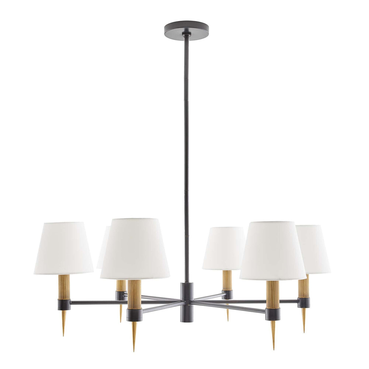 Roma 6-Light Chandelier in Bronze