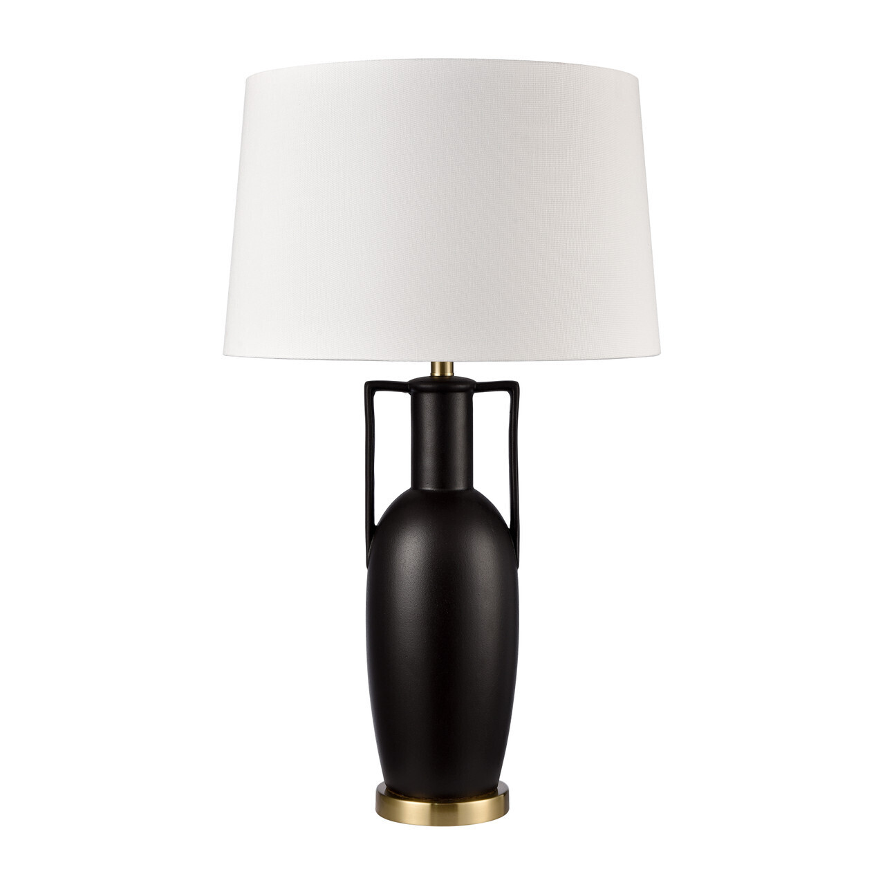 Matte Black 1-Light Table Lamp