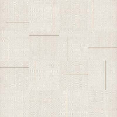 Geo Block Weave Wallpaper in Linen
