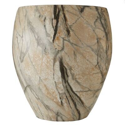 Kenmore Mojave Faux Marble Drum End Table