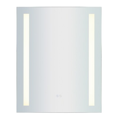 Wall Mounted LED Vanity Wall Mirror with Bluetooth Speakers - 24"x 30"