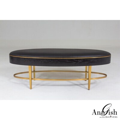 Ebony Oval Bench