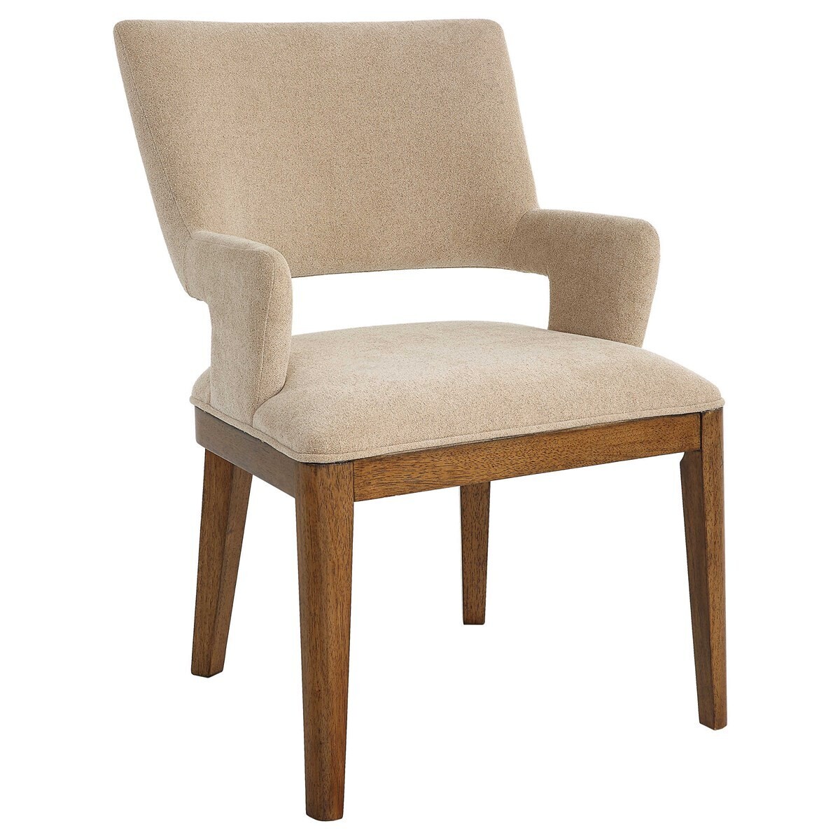 Mid-Century Modern Upholstered Dining Chair