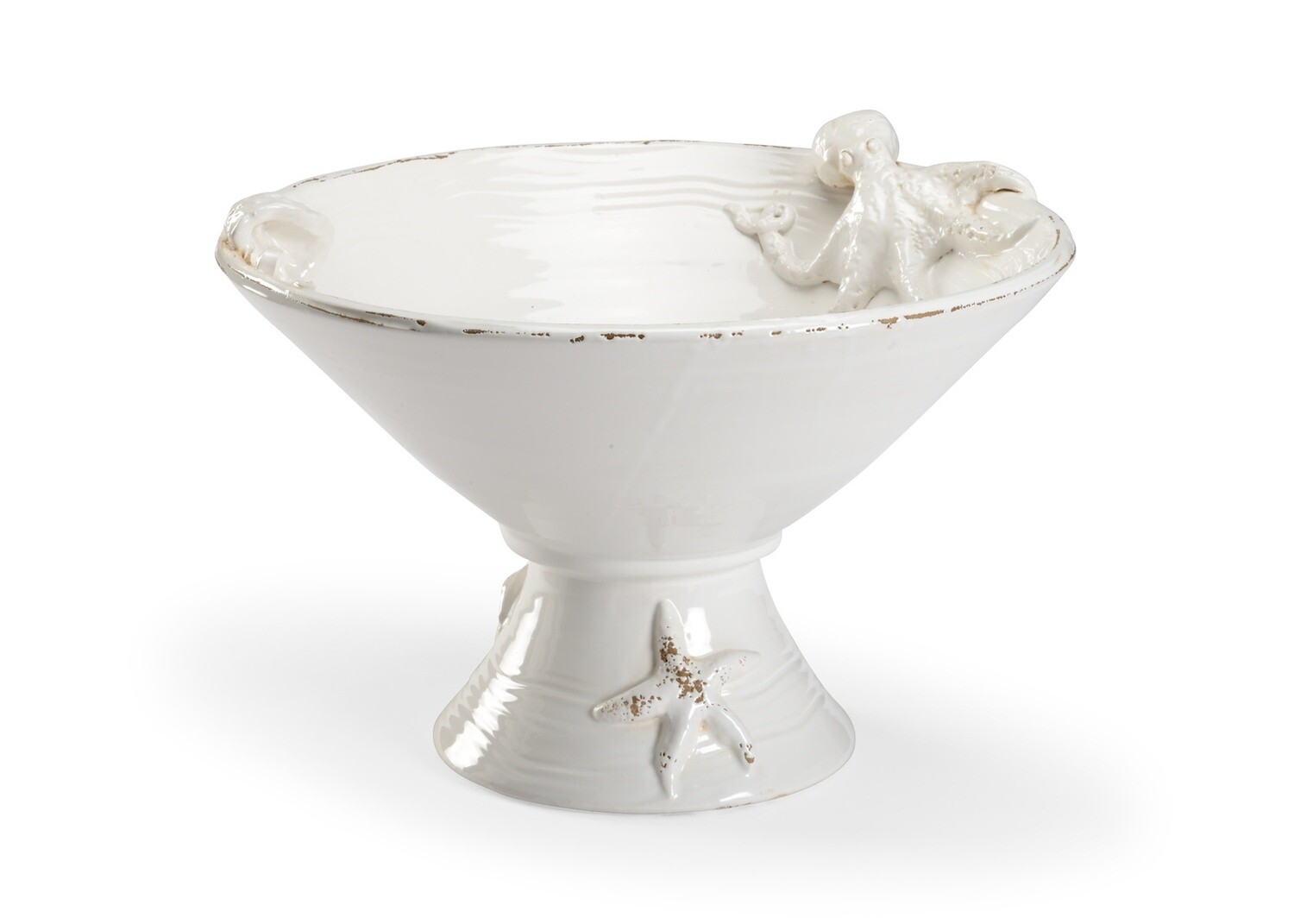 Seaspice Pedestal Ceramic Bowl