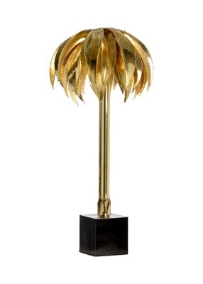 Gold Wild Palm Table Lamp