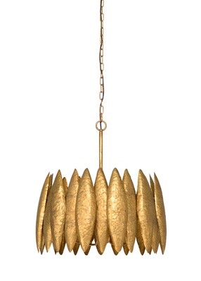 Ryland 4-Light Chandelier in Antique Gold Leaf