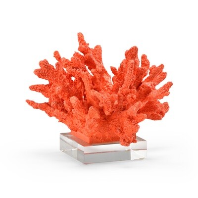 Red Coral Sculpture Decor