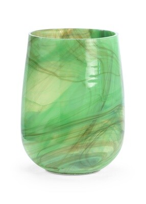 Berilo Handmade Emerald Glass Vase
