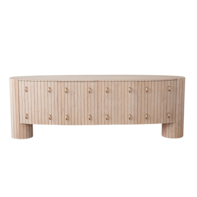 Luna Natural Oak Media Console