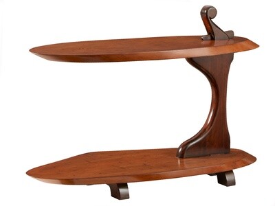 Petworth Modern Solid Wood End Table with Floating Top