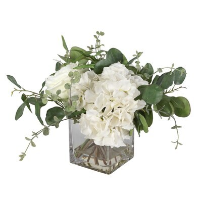 Rosewood Faux Silk Garden Bouquet