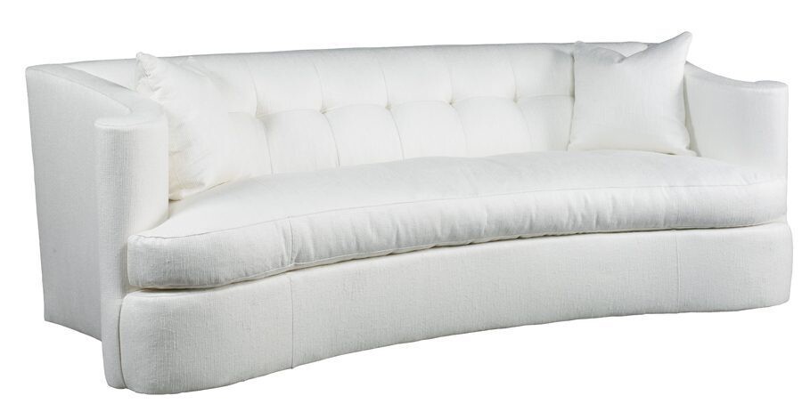 Maison 97" Tufted Upholstered Fabric Sofa