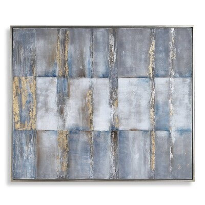 Subtle Pattern Hand Painted Canvas