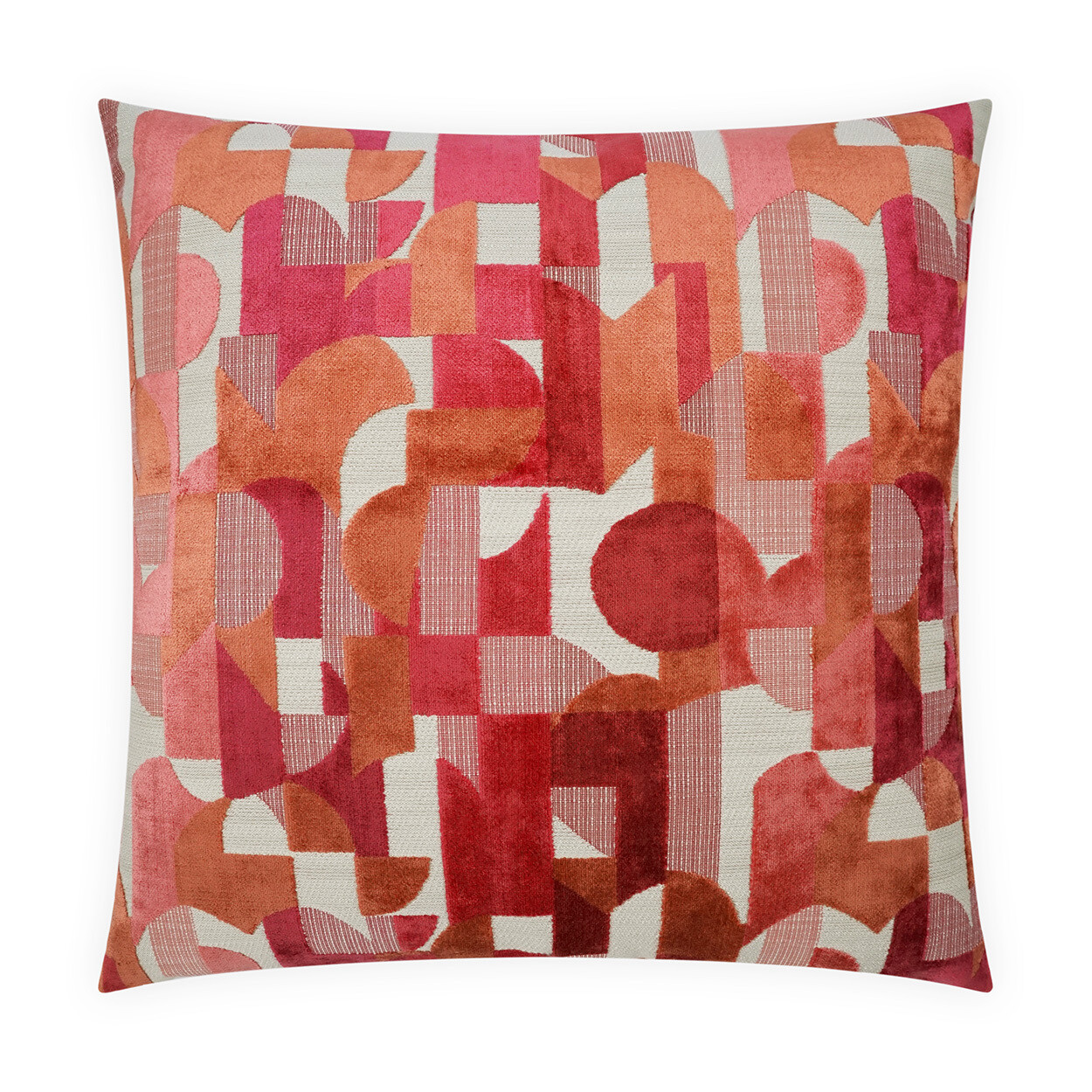 24" x 24" Geometric Modern Art Pillow