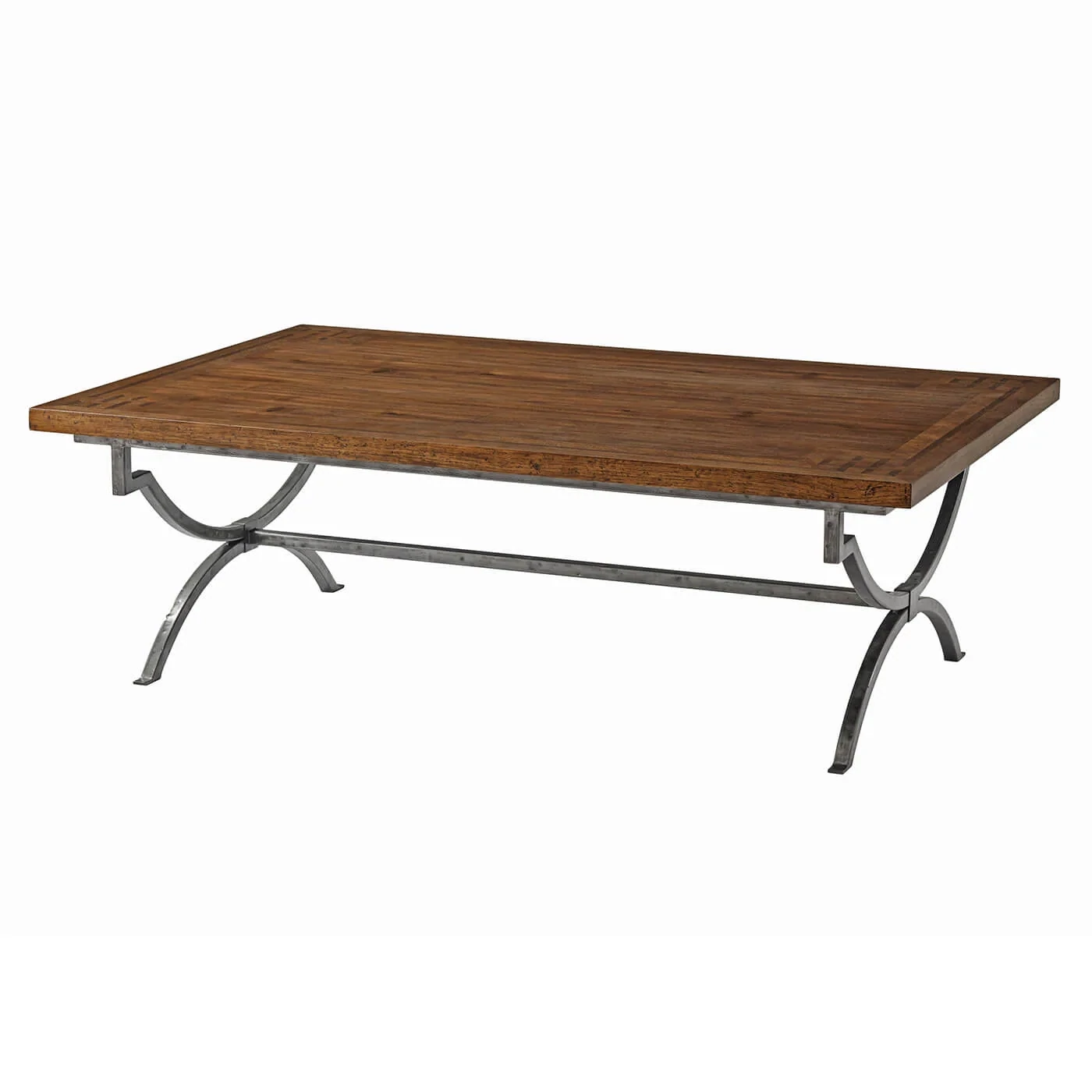 Modern Rectangle Walnut Cocktail Table