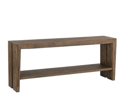 Reclaimed Oak Rectangular Console Table