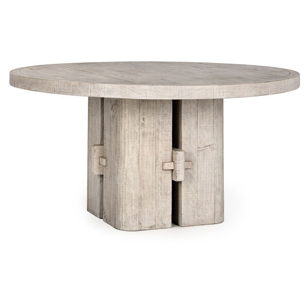 Reclaimed Pine 60" Round Dining Table
