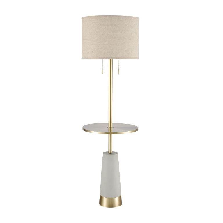 Floor Lamp with Cement Base