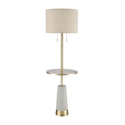 Floor Lamp with Cement Base