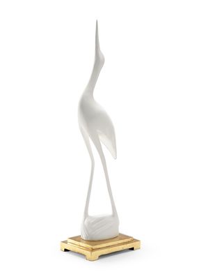 White Crane Figurine