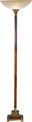 Traditional Torchiere Floor Lamp with Foot Switch