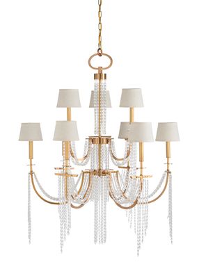 Hollywood Glamour Crystal Chandelier