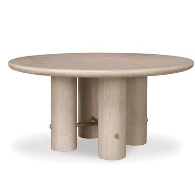 Cadence Light Oak Circular Dining Table