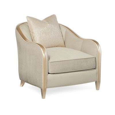 Modern Channeled Velvet Barrel Accent Chair