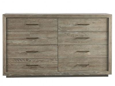 Modern Charcoal Gray 8-Drawer Dresser