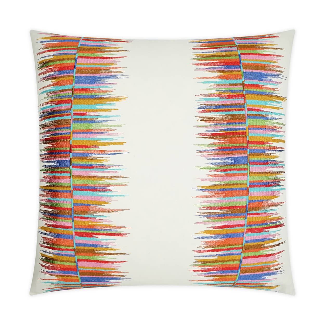 Fiesta 22x22 Embroidered Throw Pillow