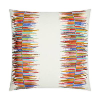 Fiesta 22x22 Embroidered Throw Pillow