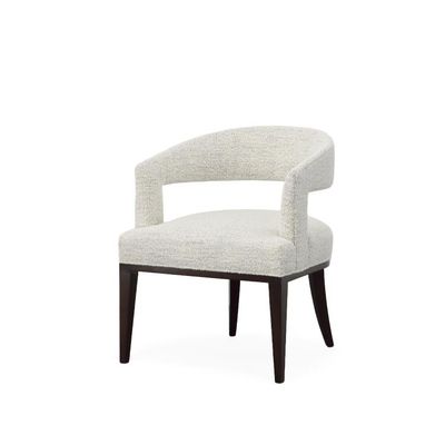 Modern Curved Open Back Dining Chair