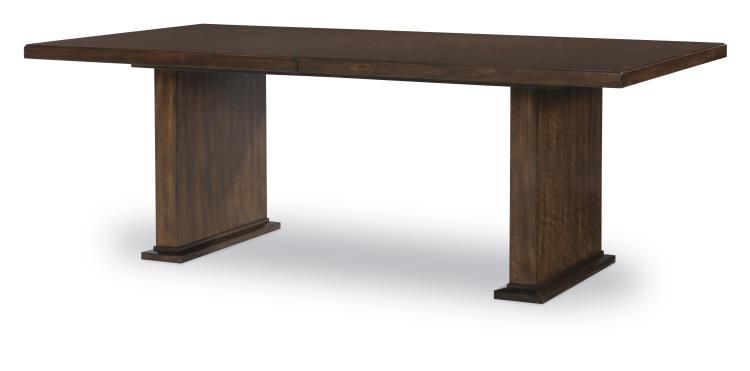 Modern Walnut Extendable Dining Table