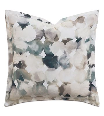 Watercolor Print Euro Sham