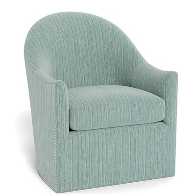 Modern Sea Green Swivel Accent Chair
